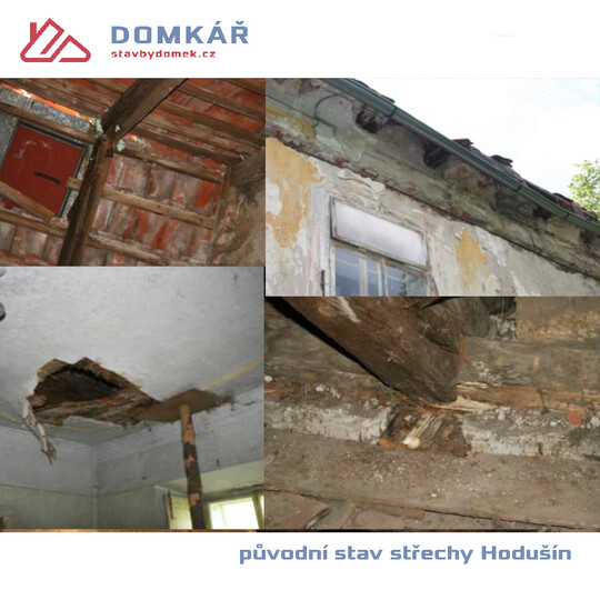 rekonstrukce střechy fary HODUŠÍN