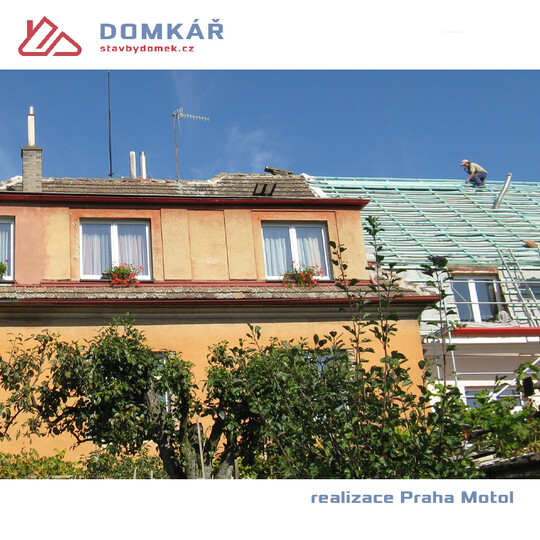 rekonstrukce střechy PRAHA MOTOL