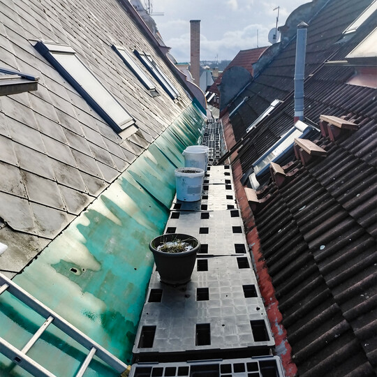 2025 | TÁBOR | Střelnická 222 | rekonstrukce střechy a historické fasády