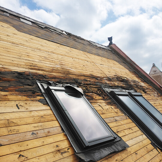 2025 | TÁBOR | Střelnická 222 | rekonstrukce střechy a historické fasády