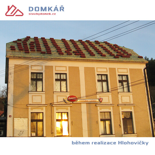 rekonstrukce střechy HLOHOVIČKY