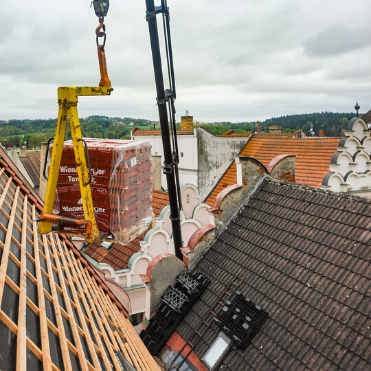 2025 | TÁBOR | Střelnická 222 | rekonstrukce střechy a historické fasády