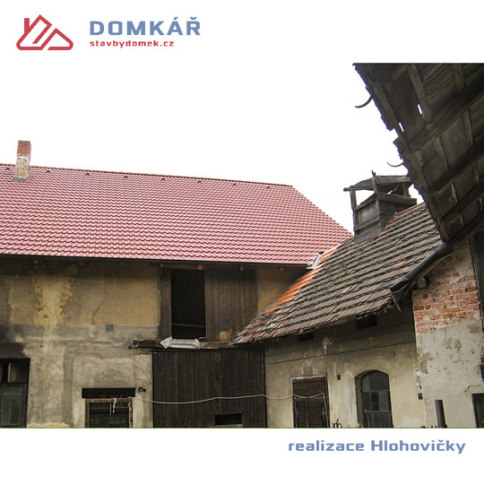 rekonstrukce střechy HLOHOVIČKY