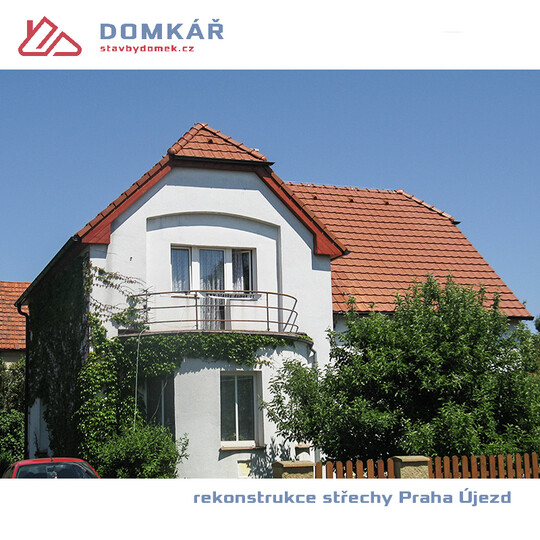 rekonstrukce střechy ÚJEZD PRAHA