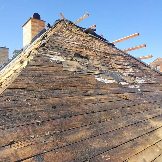 2025 | TÁBOR | Střelnická 222 | rekonstrukce střechy a historické fasády