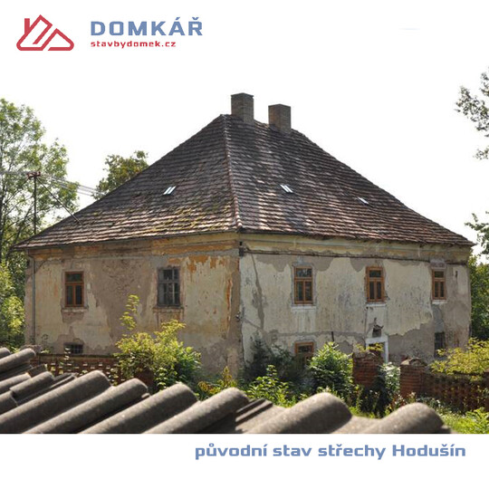 rekonstrukce střechy fary HODUŠÍN