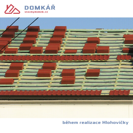 rekonstrukce střechy HLOHOVIČKY