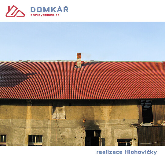 rekonstrukce střechy HLOHOVIČKY