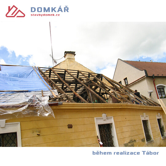 rekonstrukce střechy TÁBOR