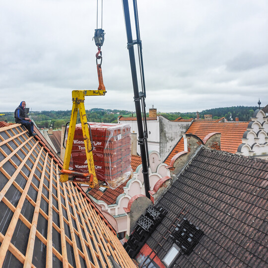 2025 | TÁBOR | Střelnická 222 | rekonstrukce střechy a historické fasády